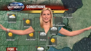 A Weather Woman's Clothes Disappeared on Live TV